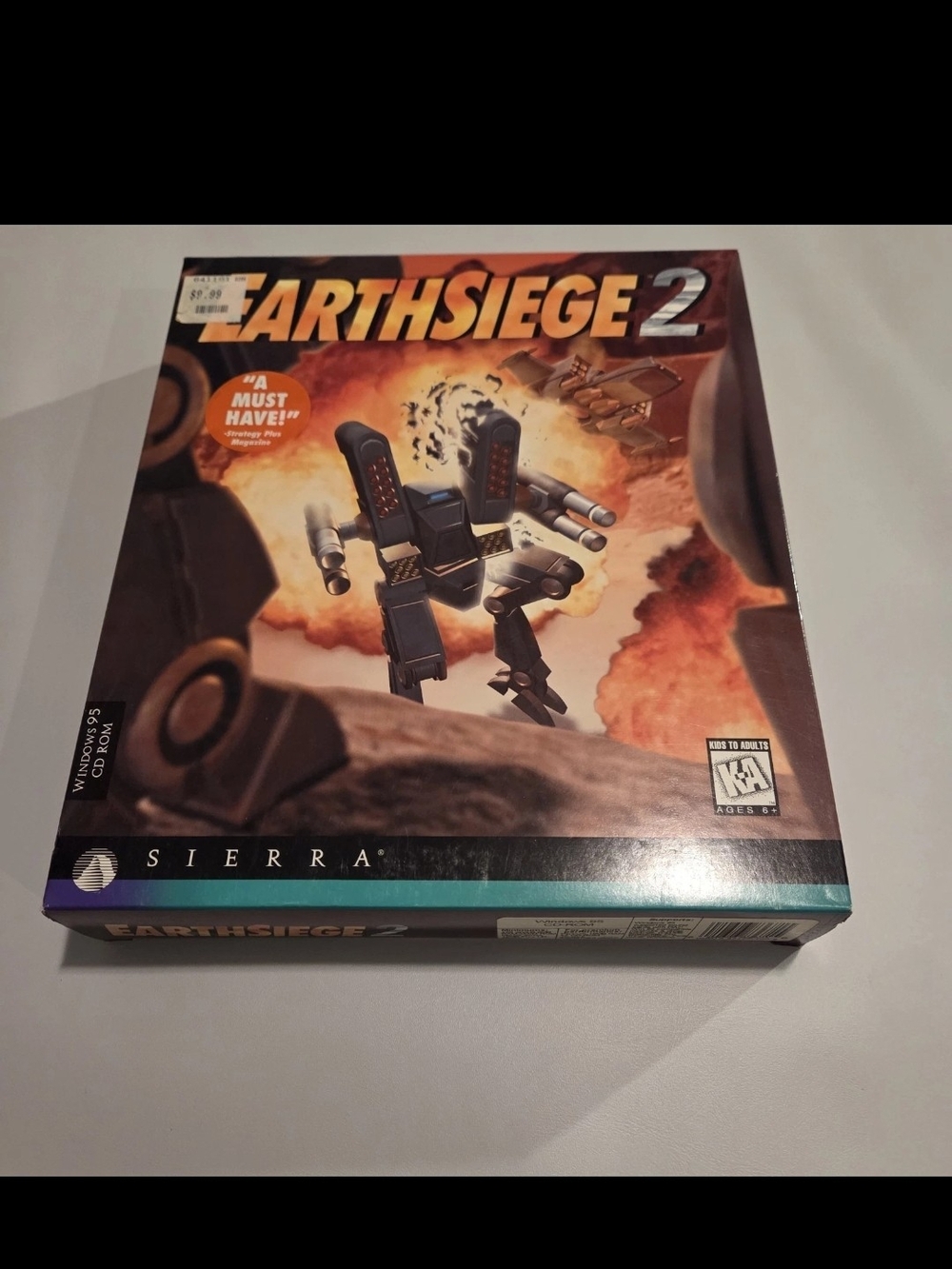 Earth Siege 2 PC Big Box Game Windows 1995 CD ROM
